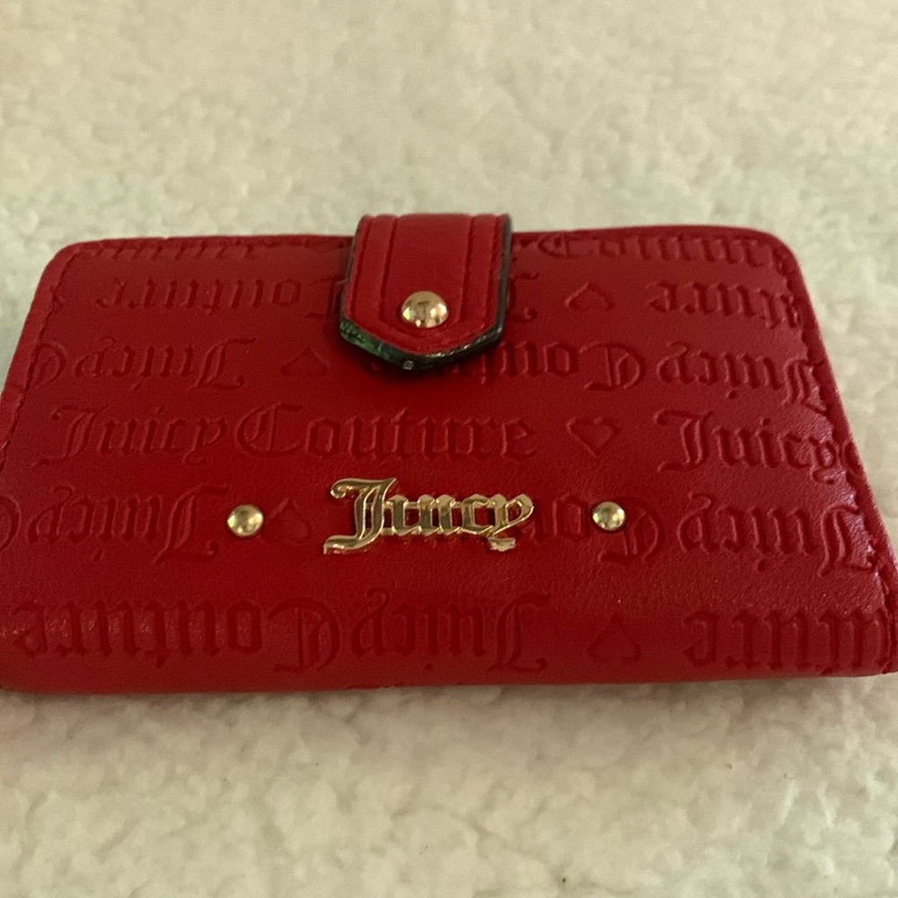 Small red wallet.  Excellent condition